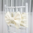 thumbnail image 5 of Christmas Chair Bows Sashes, Furenl Tulle Chair Decor With Bow & Flower For Wedding Reception And Aisle Seating, Christmas Decorations Indoor, 5 of 9