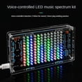 thumbnail image 2 of LED Music Spectrum DIY Kit Electronics Music Voice Control Multicolor Spectrum Soldering Project DIY Kit Without Shell, 2 of 8