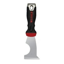 Warner ProGrip 6 in 1 Stiff Glazier Knife with Hammer Cap 90199