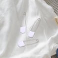 thumbnail image 2 of OULII 60pcs Lightweight Diaper Pin White for Craft Projects Parents, 2 of 8