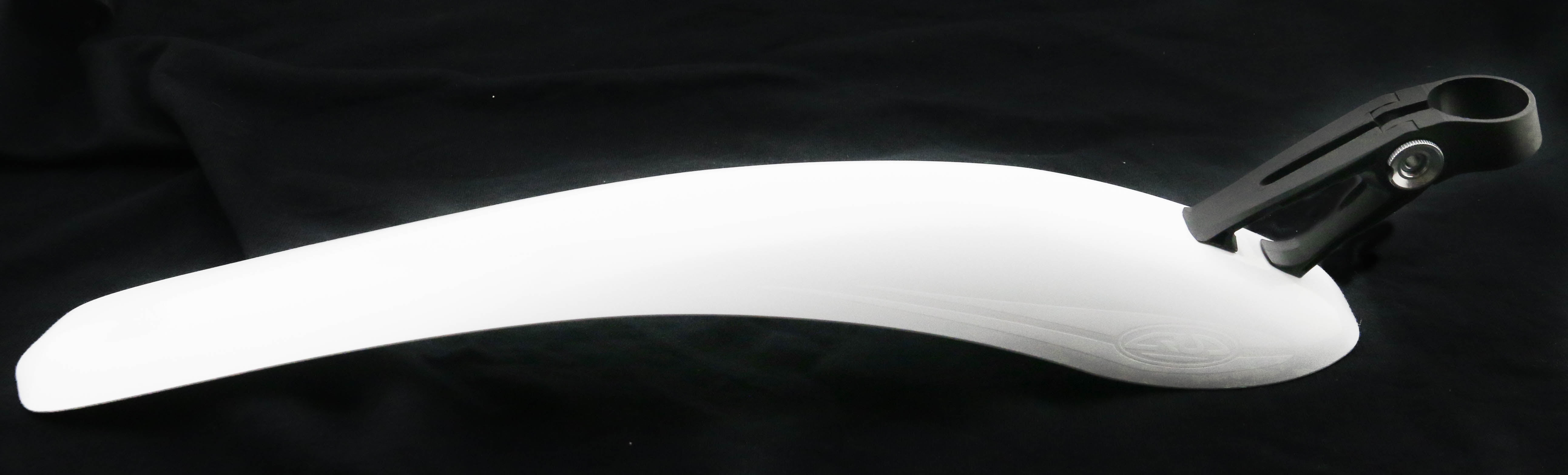 CRUD Cycling RaceGuard Rear MTB Bike MudGuard Seatpost Mounted Mudflap White NEW