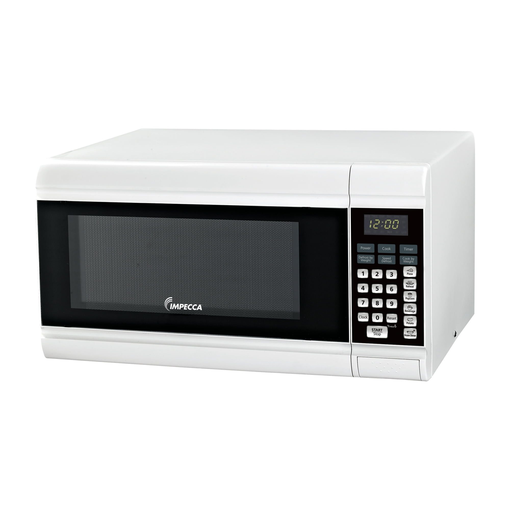 Impecca CM0991W 0.9 Cu. Ft. Countertop Microwave Oven White