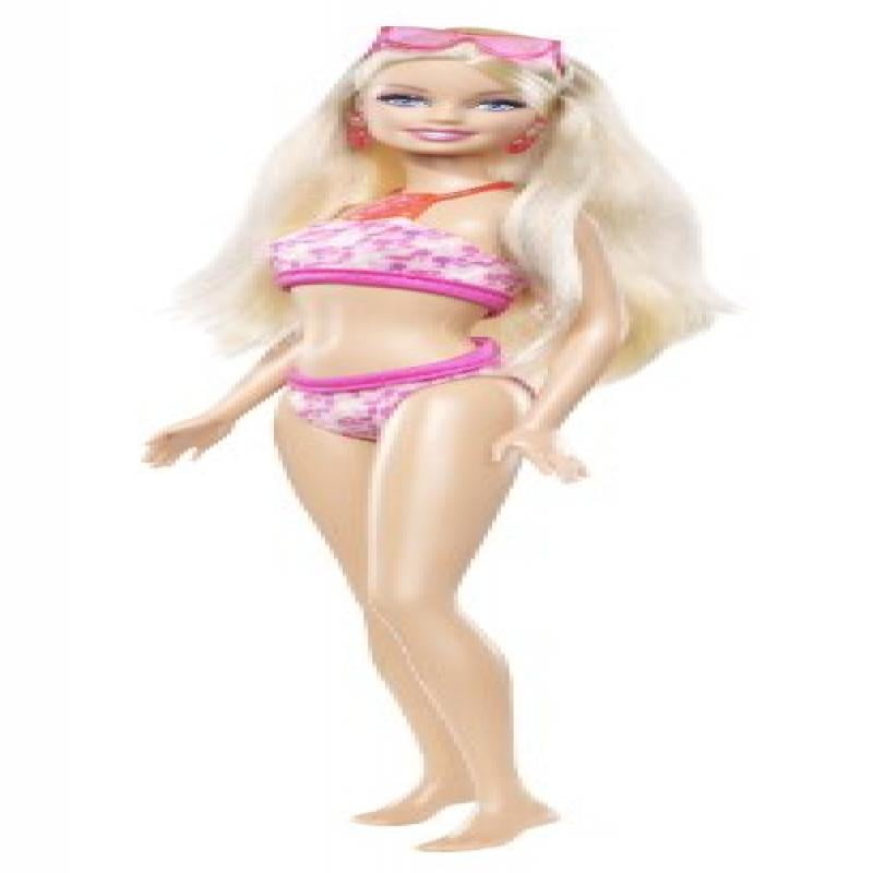 barbie pink swimsuit