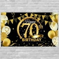 thumbnail image 1 of Birthday Party Banner Home Birthday background; birthday Theme Backdrop Background Wall Decoration, 70 Years Old, 1 of 8