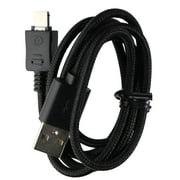 Veriot  Braided Charge Cable for USB Devices - Black (Refurbished)