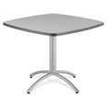 thumbnail image 2 of Iceberg CaféWorks Café Table, 42" Square, Gray, 2 of 2