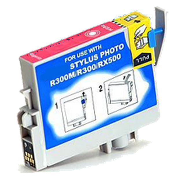 Zoomtoner Compatible EPSON T048320 Cartouche d'Encre / Jet d'Encre Magenta pour Stylet EPSON Photo R300M