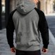 thumbnail image 4 of WILLBEST Sudadera con Capucha y Forro Europeo para Hombre, Otoño/Invierno, con Bloqueo De Color y Extra XXGrande, 4 of 6