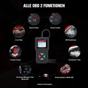 Jdiag Obd2 الماسح الضوئي ، قارئ الشفرة فحص ضوء محرك السيارات فحص أداة فحص أجهزة استشعار O2 وأنظمة Evap مع وظائف Obd2 الكاملة