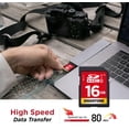 thumbnail image 3 of GIGASTONE 16GB SD Card UHS-I U1 Class 10 SDHC Memory Card High-Speed Full HD Video Canon Kodak Olympus Digital Camera, 3 of 7