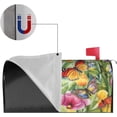thumbnail image 3 of Colorful Flowers and Butterflies Magnetic Mailbox Covers, Mail Wraps Garden Yard Home Decor for Outdoor Standard Size 21x18 in, 3 of 6