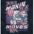 thumbnail image 2 of The Smurfs Cool Kanji Makin Moves Tank Top T Shirts Men Women Brisco Brands S, 2 of 6