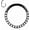 Black zircon -1pc Pack Dia. 6mm, variant on 316L stainless steel pierced rings, hinged nose rings, set with zircon/opium, body pierced rings, segmented clasp lip rings, cartilage earrings, cartilage earrings, diameter 8mm/10mm