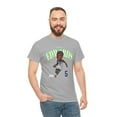 thumbnail image 3 of Minnesota Anthony Edwards #5 Cartoon Cute Head Basketball Unisex Cotton Tee, 3 of 6