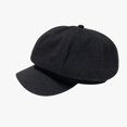 thumbnail image 1 of LinYooLi Japanese Short Brimmed Beret For Women In Spring And Autumn, With A Large Head Circumference And A Retro Cloud Hat That Shows Off The Face, Small Painter, And Children's Hat, 1 of 9