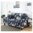 thumbnail image 3 of Funda de sofá estampada, fundas de cofa elásticas, fundas de sofá universales para sillón, protector de muebles de 2 plazas (negro) Afortunado Sencillez, 3 of 5