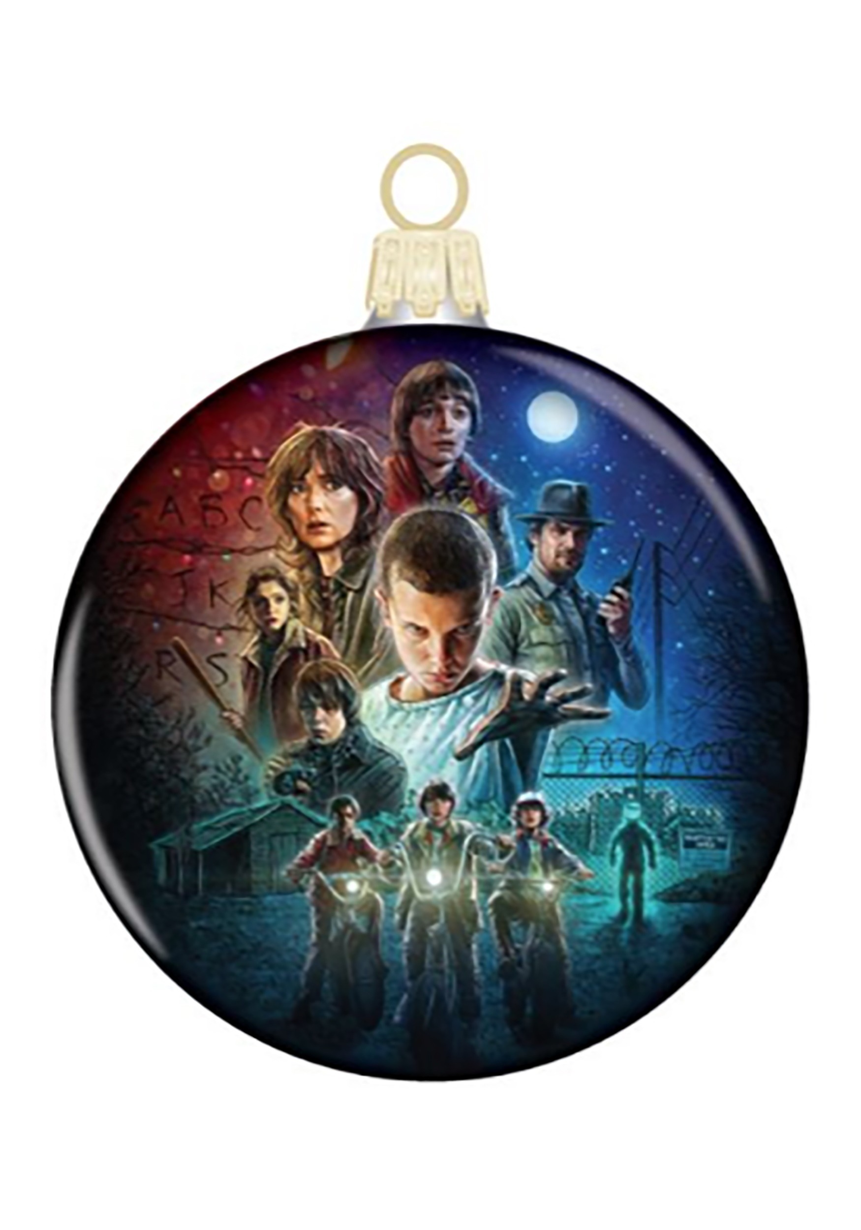 Stranger Things Glass Ornament
