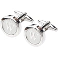 thumbnail image 3 of Cufflinks for Men Shirt Personalized Initials Alphabet A-Z, 3 of 6
