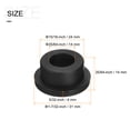 thumbnail image 2 of Uxcell Rubber Grommet Mount Dia 15/16" (24mm) Round T Type for Wire Protection 4 Pack, 2 of 5