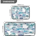 thumbnail image 3 of Dreamtimes Butterfly Anti Fatigue Mats for Kitchen Floor, Set of 2 Non Skid Washable Waterproof Anti Kitchen Floor Mats for Kitchen Office Laundry Room Bathroom (19"x27"+19"x47"), 3 of 7