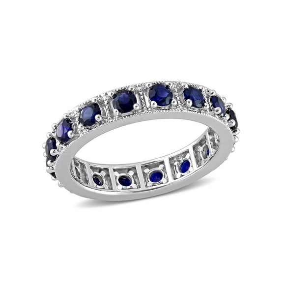 Everly Women's Created Sapphire Sterling Silver Ring