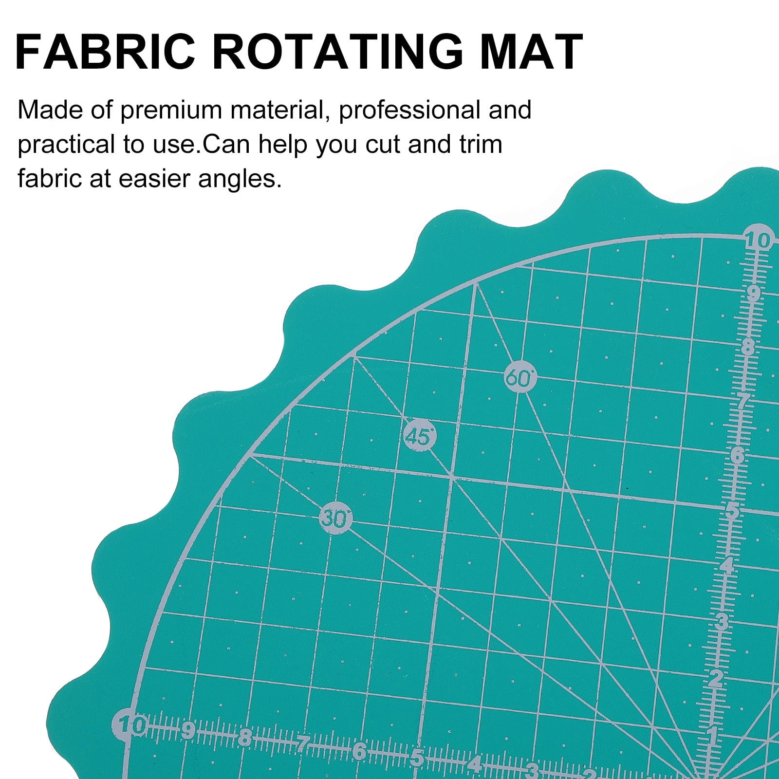 HOMEMAXS 3pcs Circle Rotary Cutting Mat Round Self Rotary Mat Turntable for Quilting Sewing 23X23cm