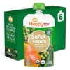 Happy Tot Organics Super Foods Stage 4, Pears Green Beans Peas & Super Chia, Organic Tot Food Pouches, 4.22 oz. (8 pack)