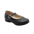 thumbnail image 1 of Balerina Flat Escolar Dogi® Piel Negro Tacón Plantilla Arco negro 25.5, 1 of 8