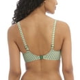 thumbnail image 4 of Freya Check In Sweetheart Padded Underwire Bikini Top (201903),34H,Khaki, 4 of 4
