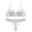 White, variant on Underwear Women Womens Women Lace Flowers Push Up Top Bra Pants Underwear Set Sleepwear Plus Size Beige 42