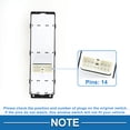 thumbnail image 4 of Interruptor de ventana eléctrica Unique Bargains No.935700U110 para el lado del conductor delantero izquierdo del Hyundai Accent 2010-2014 Negro, 4 of 7
