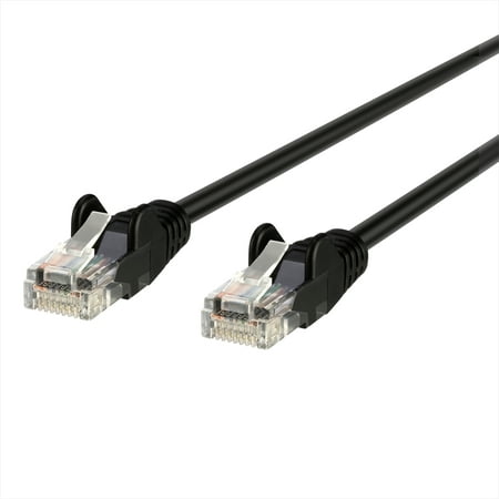 Onn Ethernet Cat6 Networking Cable Snagless, 7 Feet to 75 Feet, (Best Ethernet Cable For Long Distance)
