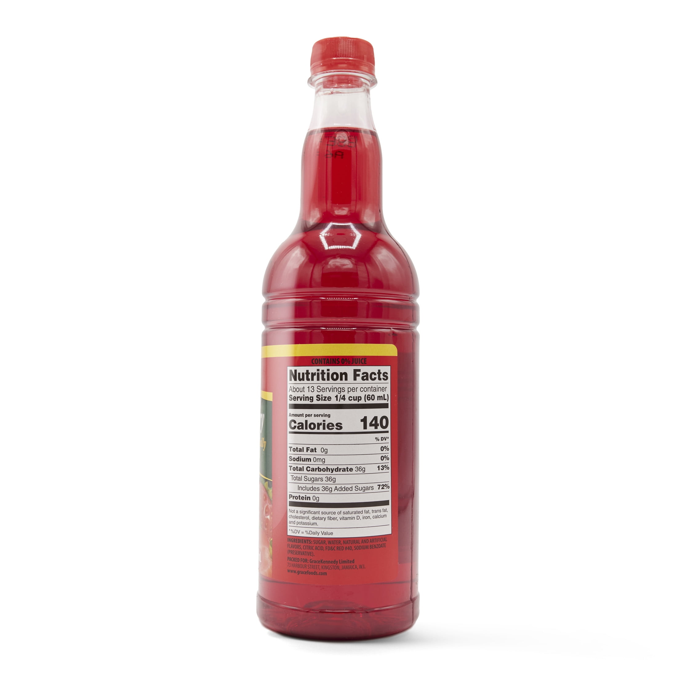 Grace Strawberry Syrup, 25.5 Fl OZ Bottle