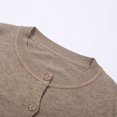 thumbnail image 6 of Women'S Cardigan Sweaters Knit Button Up Light Khaki Sweaters for Women Warm Sweaters Fall Vacation Clothes Casual Sweaters for Women, 6 of 7