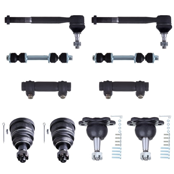 ECCPP 10pcs Outer Tie Rod End Adjusting Sleeve Sway Bar Link Ball Joint fit for 1993-1999 For Chevy C1500 1993-2000 C2500 1997-1999 Tahoe 1993-1999 For GMC C1500 1993-2000 C2500