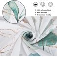 thumbnail image 4 of Eucalyptus Leaf Shower Curtains, Weighted Bottom Sage Green Watercolor Botanical Plants with Gold Branches Spring Fabric Bathroom Curtain Home Decor Waterproof Washable with 12 Hooks,72"x72", 4 of 6