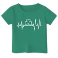 thumbnail image 3 of Cat And Jacket Tops for Dance St. Pat Print Round Neck Short Sleeve For Girls, 3 of 3