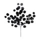 thumbnail image 2 of Isvgxsz Black Eucalyptus Stems Eucalyptus Leaves Branches Fake Eucalyptuses Decor Faux Eucalyptus leaf Stem for Halloween Autumn Fall Floral Arrangement Wedding Bouquet Home Office Decoration, 2 of 6
