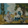 thumbnail image 3 of Paul Cézanne 14x12 Black Modern Framed Museum Art Print Titled - Picnic on a Riverbank (1873-74), 3 of 5