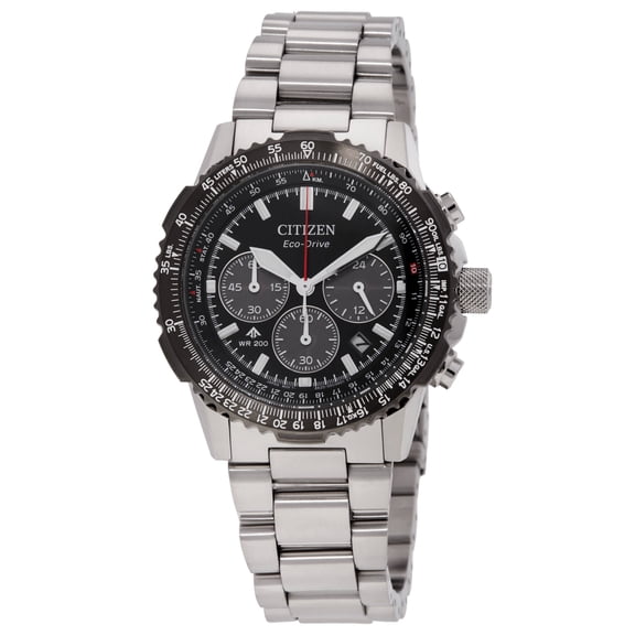 Citizen Promaster Sky Navihawk Chronograph Quartz Black Dial Men's Watch CA4664-60E
