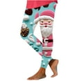 thumbnail image 2 of Aloohaidyvio Christmas Leggings for Women No Boundaries Womens High Waist Yoga Leggings Print Yoga Pants for Workout Sports Athletic, 2 of 5