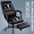 thumbnail image 5 of Misolant Big and Tall Office Chair with Footrest, High Back Desk Chair with Linkage Armrest, 90-155° Recline Executive Computer Chairs with Adjustable Height for Home, 5 of 6