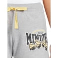 thumbnail image 4 of Minions Women's Juniors Graphic Fleece Shorts, 4 of 5