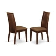 thumbnail image 4 of East West Furniture Dover 5-piece Wood Dining Table and Chair Set in Mahogany, 4 of 6