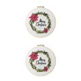 thumbnail image 4 of yingyy Embroidery Christmas DIY Craft Crossed Stitch Festival Decoration Handwork Kit Gift, S338, Type 2 S338 2PCS, 4 of 6