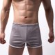 thumbnail image 4 of pstuiky Pantalones cortos cargo para hombre, Pantalones cortos de pijama de malla con ventilación para hombre, de color liso, informales Pantalones cortos de entrenamiento, 4 of 5