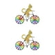 thumbnail image 4 of Injueey Plastic Windmill Pinwheel Wind Kids Party Garden Decor Lawn Toy gato amarillo 2Conjunto, 4 of 6