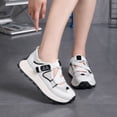 thumbnail image 4 of CHICVOMEY Women's Sneakers Platform Casual Sneakers - Crossover Velcro Straps Slip-On Walking Shoes with Arch Support - Breathable Non-Slip Retro Fashion Sneakers for Daily Travel, 4 of 6