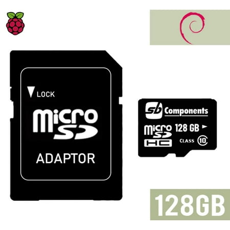 Image of Raspbian pre-loaded MicroSD Card