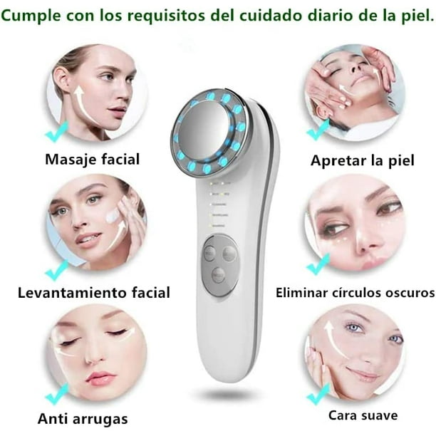 Masajeador Facial Electrico Instrumento Multifuncional Herramienta para El Cuidado de La Piel 7 en 1 Levantamiento Facial Zefei Wu 9024735063988